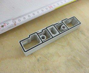 Монтажная плита для электрических клапанов, длина 100 мм, ширина 10 мм, высота 20 мм Univer